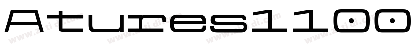 Atures1100 Italic字体转换